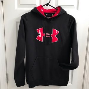 UNDER ARMOUR Sweatshirt Hoodie Black Medium